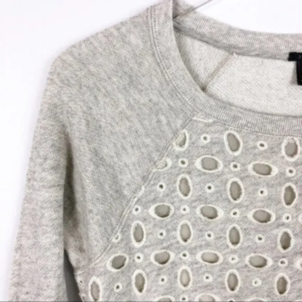 J. Crew | Beige Women's Oatmeal Sweatshirt Size XXS